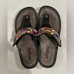 Alegria Black Sandal